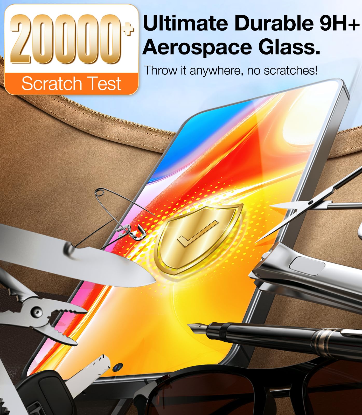 TORRAS for Samsung Galaxy S25 Ultra Privacy Screen Protector [Military-Grade 9H+ Aerospace Tempered Glass] [One-Pull Installation] Anti Spy Screen Protector Samsung Galaxy S25 Ultra 6.9″ (2 Pack) - Image 5